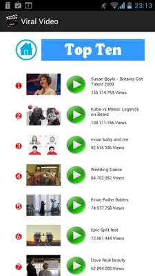 Viral Video android App screenshot 0